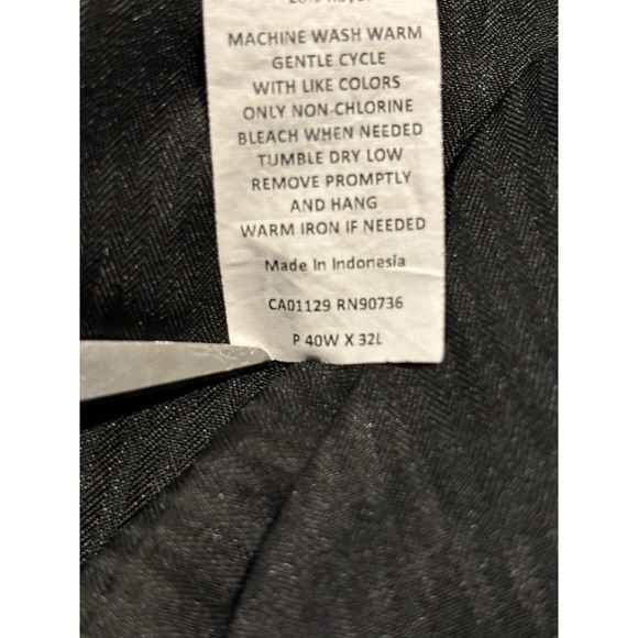 Lauren Ralph Lauren Black Dress Pants 40W/32L - Picture 4 of 6